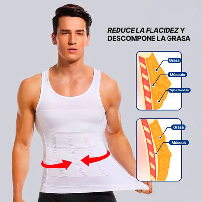Camisa de Compresión Ultrafina Fit Shape Pro – Define tu Cuerpo y Mejora tu Postura al Instante + Smartwatch Fit Pro Gratis 🎁