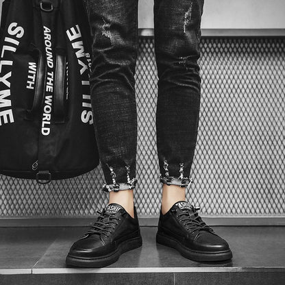 Zapatos casuales de cuero genuino