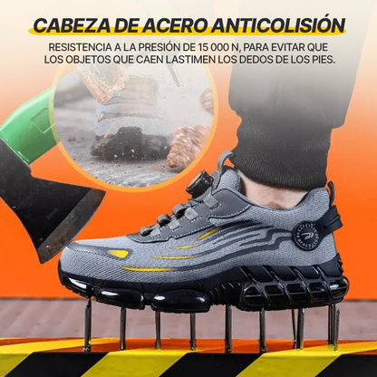Zapatos de Seguridad Ultraligeros Bravon Z90 – Protección y Comodidad en Cada Paso +5 Pares de Calzoncillos de Regalo