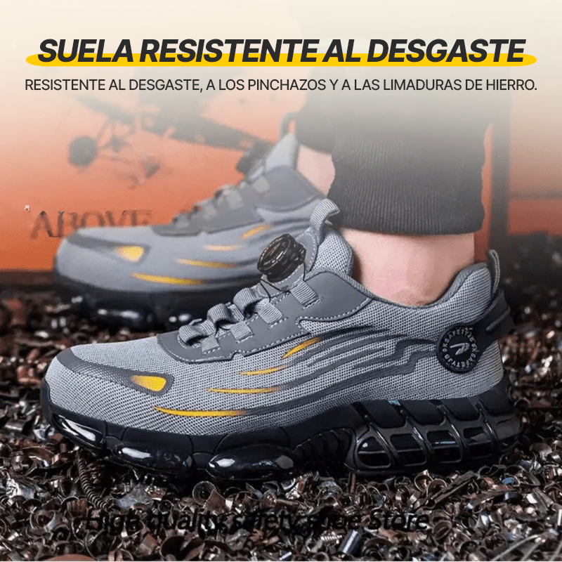 Zapatos de Seguridad Ultraligeros Bravon Z90 – Protección y Comodidad en Cada Paso +5 Pares de Calzoncillos de Regalo
