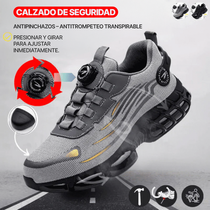 Zapatos de Seguridad Ultraligeros Bravon Z90 – Protección y Comodidad en Cada Paso +5 Pares de Calzoncillos de Regalo
